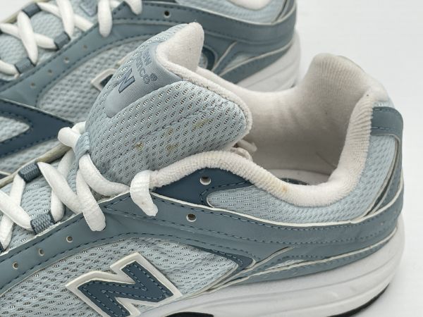 訳あり品 ニューバランス WL412 25.0cm US8.0 ブルー w412bb 女性用 NEW BALANCE 並行輸入品 (nb607)