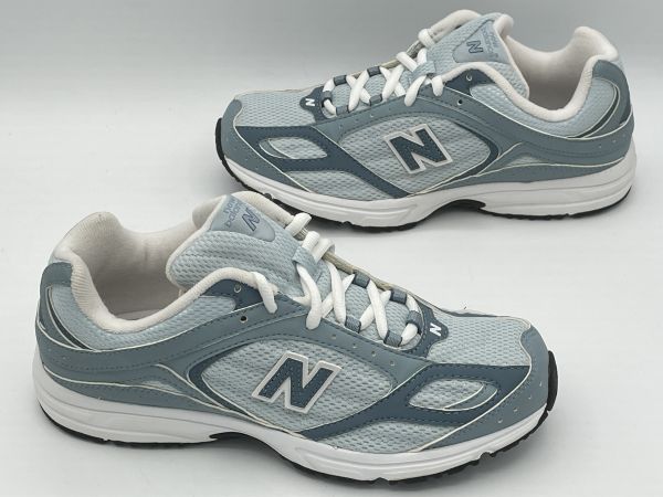 訳あり品 ニューバランス WL412 25.0cm US8.0 ブルー w412bb 女性用 NEW BALANCE 並行輸入品 (nb607)
