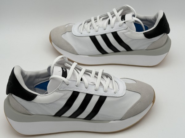 訳あり品 アディダス カントリー XLG 26.5cm ホワイト×ブラック×グレー IF8405 女性用兼子供用 ADIDAS (ad719)