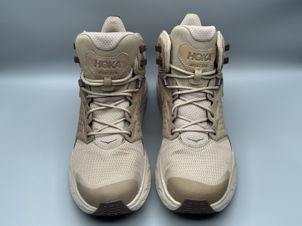 訳あり品 HOKA ホカ ハイキングシューズ アナカパ 2 ミッド GTX 27.5cm US9.5 デューン×タン メンズ (ho014)