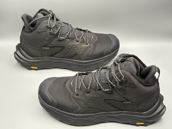 訳あり品 HOKA ホカ ハイキングシューズ アナカパ 2 ミッド GTX 27.0cm US9.0 ブラック×ブラック メンズ (ho015)