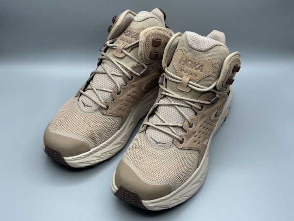 訳あり品 HOKA ホカ ハイキングシューズ アナカパ 2 ミッド GTX 27.0cm US9.0 デューン×タン メンズ (ho016)