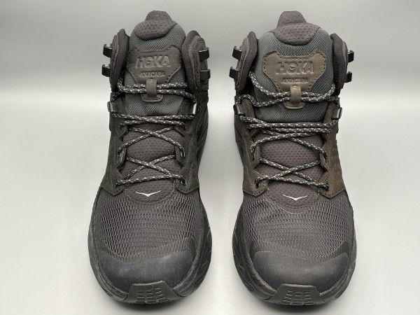 訳あり品 HOKA ホカ ハイキングシューズ アナカパ 2 ミッド GTX 25.5cm US7.5 ブラック×ブラック メンズ (ho017)