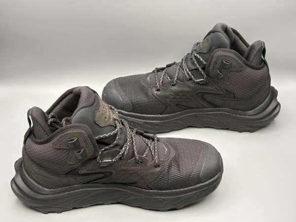 訳あり品 HOKA ホカ ハイキングシューズ アナカパ 2 ミッド GTX 25.5cm US7.5 ブラック×ブラック メンズ (ho017)