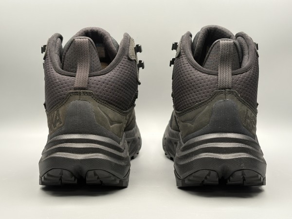 訳あり品 HOKA ホカ ハイキングシューズ アナカパ 2 ミッド GTX 25.5cm US7.5 ブラック×ブラック メンズ (ho017)