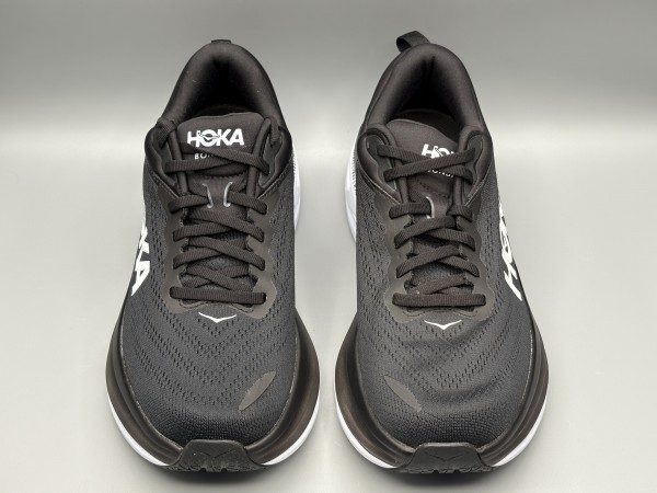 訳あり品 HOKA ホカ ランニングシューズ ボンダイ 8 27.0cm US9.0 ブラック×ホワイト メンズ (ho018)