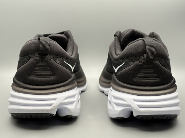 訳あり品 HOKA ホカ ランニングシューズ ボンダイ 8 27.0cm US9.0 ブラック×ホワイト メンズ (ho018)