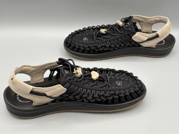 訳あり品 キーン ユニーク 25.0cm US7.0 ブラック×プラザトープ 1027437 男性用 KEEN 並行輸入品 (ke179)