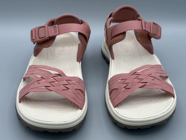 訳あり品 キーン テラドラ 2 ストラップ オープン トゥ 23.5cm US6.5 レッドウッド×フェザント 1024879 女性用 KEEN 並行輸入品 (ke181)