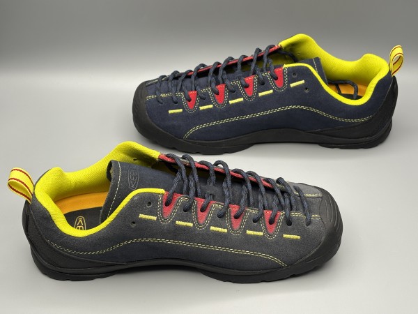 訳あり品 KEEN キーン スニーカー ジャスパー 27.0cm US9.0 ブラックアイリス×レッド メンズ (ke192)