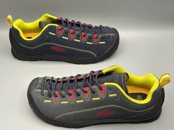 訳あり品 KEEN キーン スニーカー ジャスパー 27.0cm US9.0 ブラックアイリス×レッド メンズ (ke192)