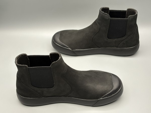 訳あり品 KEEN キーン ブーツ エレナ チェルシー 24.0cm US7.0 トリプルブラック×ブラック レディース (ke193)