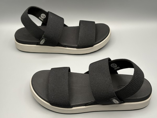 訳あり品 キーン エル バックストラップ 24.5cm US7.5 ブラック 女性用 KEEN ELLE BACKSTRAP 並行輸入品 (ke195)