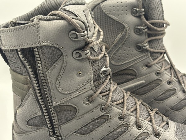 訳あり品 MERRELL メレル ブーツ モアブ 3 タクティカル 8 ジップ ウォータープルーフ 27.0cm US9.0 ブラック J003907 メンズ (mr015)