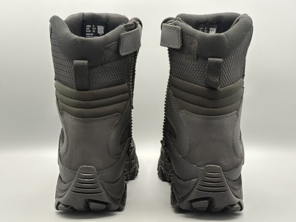 訳あり品 MERRELL メレル ブーツ モアブ 3 タクティカル 8 ジップ ウォータープルーフ 27.0cm US9.0 ブラック J003907 メンズ (mr015)