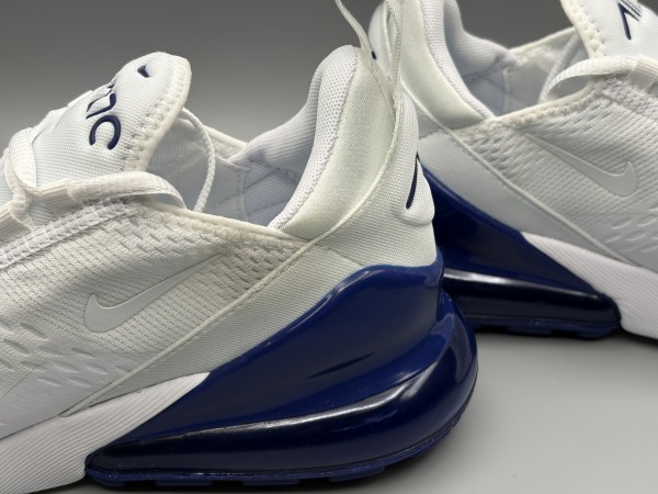 訳あり品 NIKE ナイキ スニーカー エアマックス AIR MAX 270 26.0cm ホワイト×ブルー メンズ (ni123)