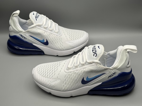 訳あり品 NIKE ナイキ スニーカー エアマックス AIR MAX 270 26.0cm ホワイト×ブルー メンズ (ni123)