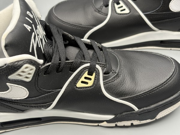 訳あり品 NIKE ナイキ スニーカー エア フライト 89 26.5cm ブラック×ホワイト メンズ (ni124)