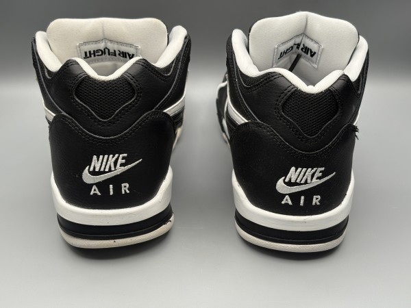 訳あり品 NIKE ナイキ スニーカー エア フライト 89 26.5cm ブラック×ホワイト メンズ (ni124)