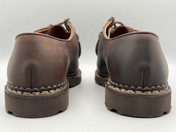 訳あり品 PARABOOT パラブーツ チロリアンシューズ ミカエル 25.5cm 41 グリンゴ 715607 メンズ (pb004)