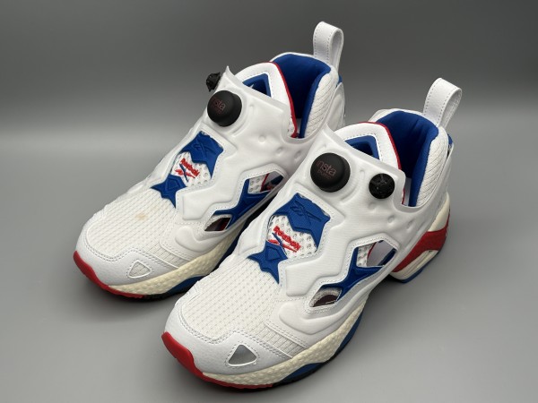 訳あり品 REEBOK リーボック スニーカー インスタポンプフューリー 95 23.5cm US5.0 フットウェアホワイト×レッド メンズ レディース (re018)