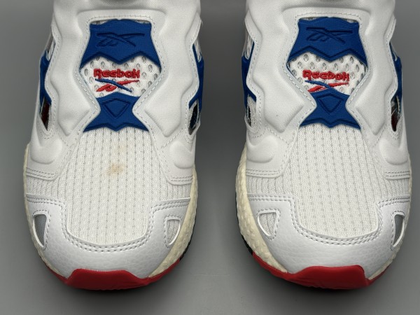 訳あり品 REEBOK リーボック スニーカー インスタポンプフューリー 95 23.5cm US5.0 フットウェアホワイト×レッド メンズ レディース (re018)