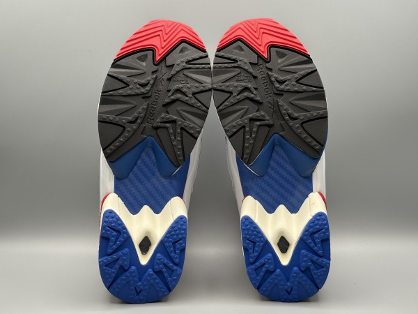 訳あり品 REEBOK リーボック スニーカー インスタポンプフューリー 95 23.5cm US5.0 フットウェアホワイト×レッド メンズ レディース (re018)