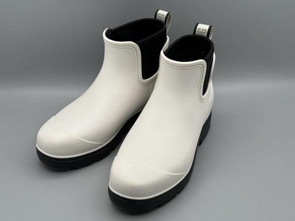 訳あり品 UGG アグ レインブーツ ドロップレット 24.0cm US7.0 ホワイト 1130831 レディース (ug1440)