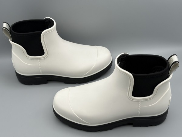 訳あり品 UGG アグ レインブーツ ドロップレット 24.0cm US7.0 ホワイト 1130831 レディース (ug1440)