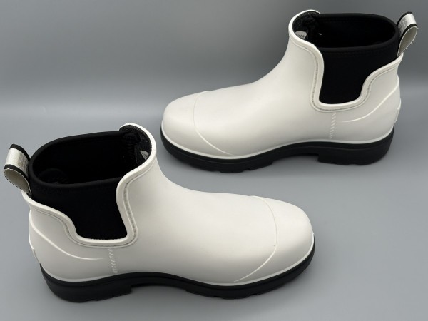 訳あり品 UGG アグ レインブーツ ドロップレット 24.0cm US7.0 ホワイト 1130831 レディース (ug1440)