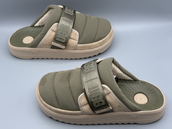 訳あり品 UGG アグ マクサー ストラップスライド 27.0cm US9.0 モスグリーン 1137971 男性用 MAXXER STRAP SLIDE (ug1445)