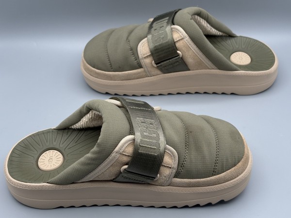 訳あり品 UGG アグ マクサー ストラップスライド 27.0cm US9.0 モスグリーン 1137971 男性用 MAXXER STRAP SLIDE (ug1445)