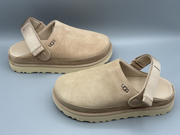 訳あり品 UGG アグ サンダル ゴールデンスター クロッグ 23.5cm US6.5 ドリフトウッド 1138252 レディース (ug1448)