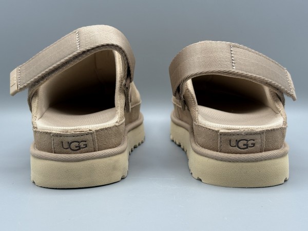 訳あり品 UGG アグ サンダル ゴールデンスター クロッグ 23.5cm US6.5 ドリフトウッド 1138252 レディース (ug1448)