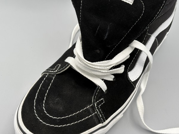 訳あり品 ヴァンズ スケートハイ 28.0cm US10.0 ブラック×ブラック×ホワイト VN000D5IB8C 男性用兼情勢用 VANS (va0015)