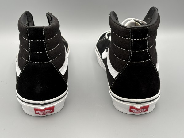 訳あり品 ヴァンズ スケートハイ 28.0cm US10.0 ブラック×ブラック×ホワイト VN000D5IB8C 男性用兼情勢用 VANS (va0015)
