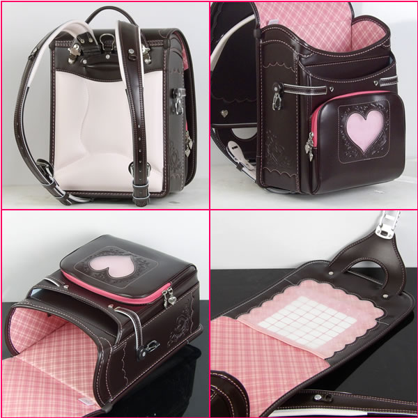 ランドセル ふわりぃ コンビステッチ セピア ピンク ステッチ キラキラバッジ選べます ａ４ブックファイル対応 送料無料の通販はau Pay マーケット かばんのホームデコ