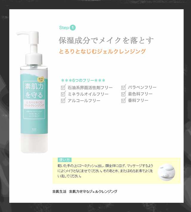 秋新作 メンズコスメ 素肌生活 素肌生活 素肌力を守るジェルクレンジング 内容量180ml 即日発送 プレゼント ギフト の通販はau Pay マーケット Silver Bullet シルバーバレット