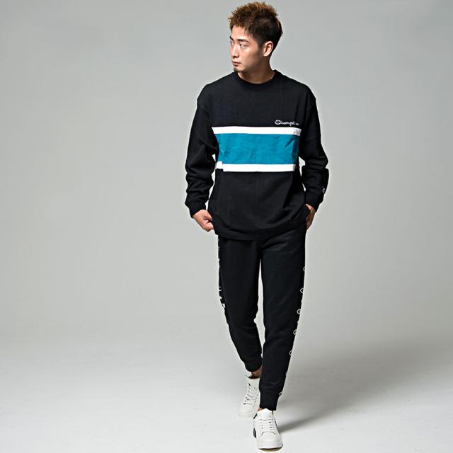 Tシャツ メンズ 長袖 Champion チャンピオン 切替デザインロングスリーブTシャツ 即日発送 トップス カットソー ロンT ブランド ユニセックス ホワイト ブラック ネイビー 白 黒 M L ストリート BITTER系 ビター系 [C3-N424] Tシャツ メンズ 長袖 Champion チャンピオン 切替デザインロング