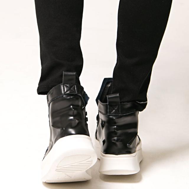 靴 スニーカー メンズ Sb Select シルバーバレットセレクト Puレザーハイカットスニーカー 即日発送 ハイカット シューズ 靴 くつ レザーの通販はau Pay マーケット Silver Bullet シルバーバレット