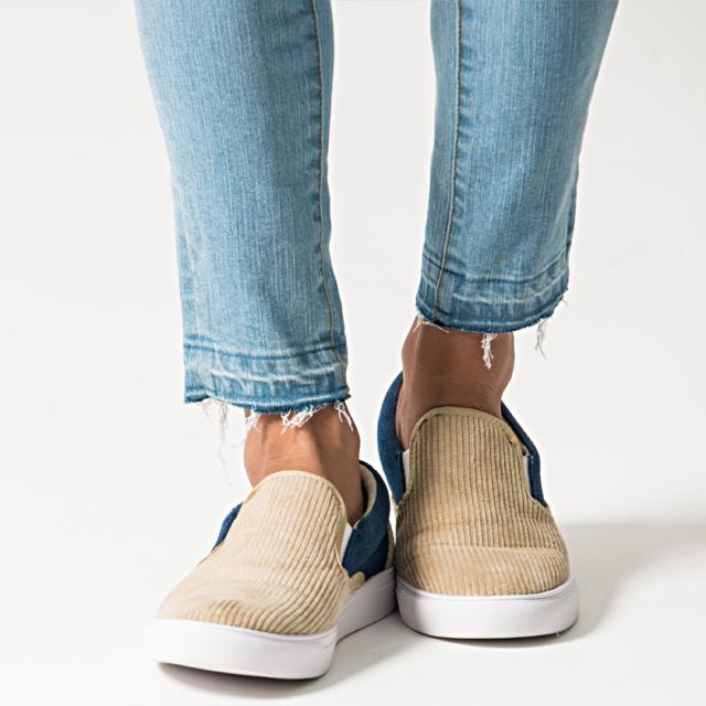 秋新作 セール Sale 靴 スリッポン メンズ Sb Select シルバーバレットセレクト コーデュロイ デニム切り替えスリッポンスニーカー 即日の通販はau Pay マーケット Silver Bullet シルバーバレット