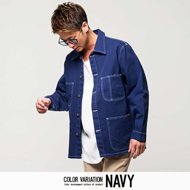 セール価格 SALE 25%OFF シャツジャケット メンズ UNIVERSAL OVERALL ユニバーサルオーバーオール COVER ALL  STONE CUTTER JACKETS 即日｜au PAY マーケット