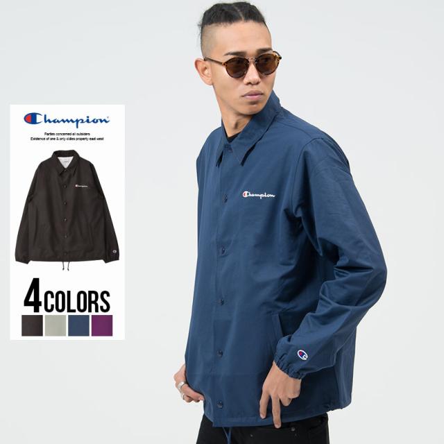 コーチジャケット メンズ Champion チャンピオン コーチジャケット 即日発送 アウター ナイロンジャケット ウィンドブレーカー 羽織り ロの通販はau Pay マーケット Silver Bullet シルバーバレット