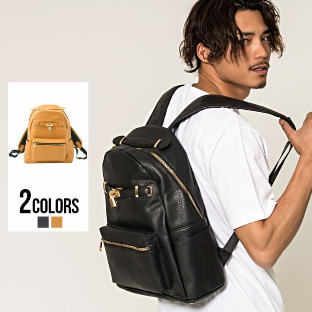 バックパック リュック メンズ Sb Select シルバーバレットセレクト パドロックベルト付きフェイクレザーリュックサック 即日発送 リュッの通販はau Pay マーケット Silver Bullet シルバーバレット