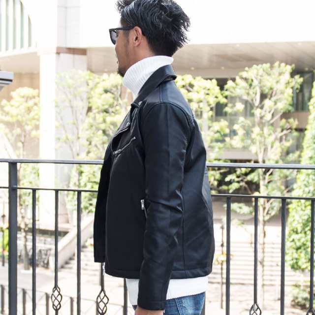 ライダースジャケット メンズ VICCI ビッチ PUレザーダブルライダースジャケット 即日発送 アウター ジャケット 革ジャン 無地  ベーシッの通販はau PAY マーケット SILVER BULLET(シルバーバレット) au PAY マーケット－通販サイト