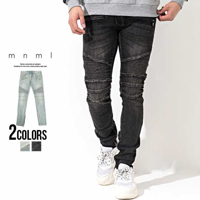 デニムパンツ メンズ mnml ミニマル M14 DENIM STRETCH 即日発送 返品