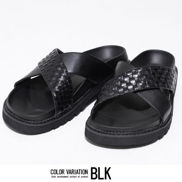 サンダル メンズ Dedes デデス 厚底クロスベルトサンダル 即日発送 靴 シューズ タンクソール コンフォートサンダル 合皮 Puレザー シンの通販はau Pay マーケット Silver Bullet シルバーバレット