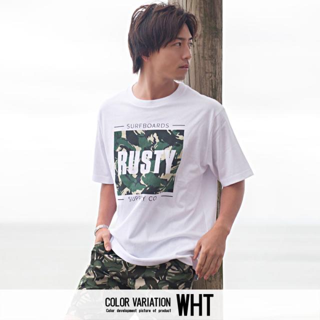 Tシャツ メンズ 半袖 カモフラ ボタニカル Rusty ラスティ ボックスロゴプリントtシャツ 即日発送 メンズ 半袖tシャツ ボックスロゴ シンの通販はau Pay マーケット Silver Bullet シルバーバレット