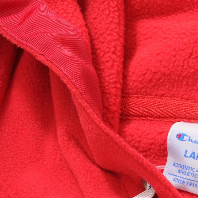 パーカー メンズ 長袖 Champion チャンピオン フロントロゴ刺繍フリース長袖プルオーバーパーカー 即日発送 トップス スウェット フーディー 裏ボア ブランド ホワイト ブラック レッド 白 黒 M L 秋 冬 [C3-N611]_8