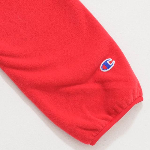 パーカー メンズ 長袖 Champion チャンピオン フロントロゴ刺繍フリース長袖プルオーバーパーカー 即日発送 トップス スウェット フーディー 裏ボア ブランド ホワイト ブラック レッド 白 黒 M L 秋 冬 [C3-N611]_11